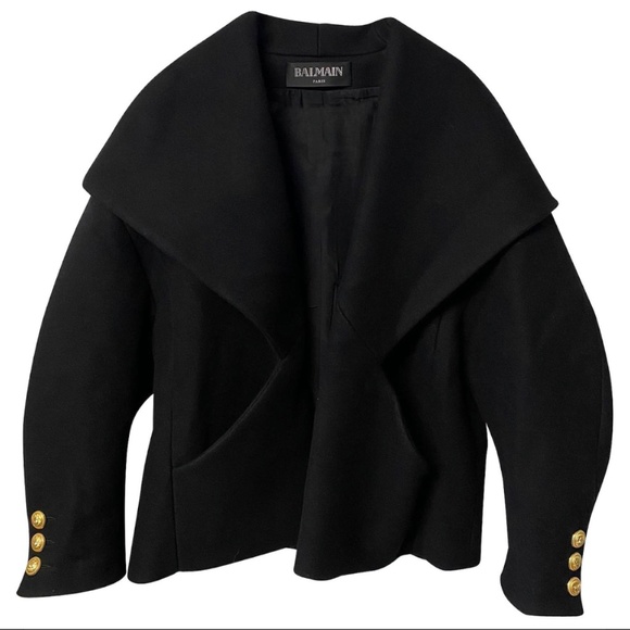 Balmain wool coat FR38 - Picture 4 of 5